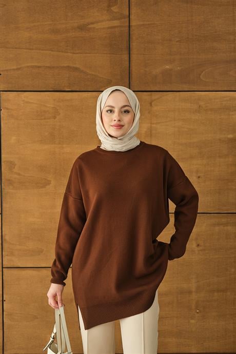 Basic Triko Kahverengi