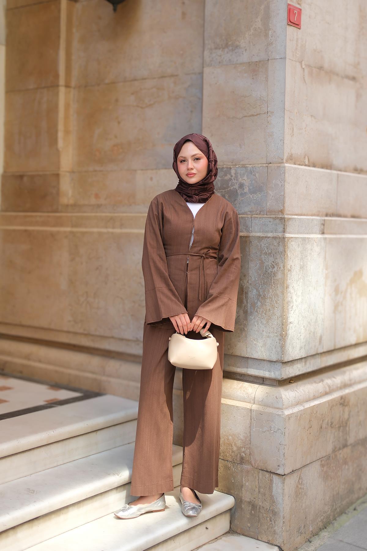 Bea Takım Kahverengi