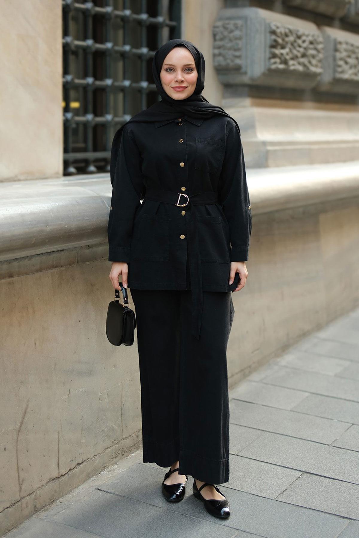 Rins Yıkama İkili Takım Siyah