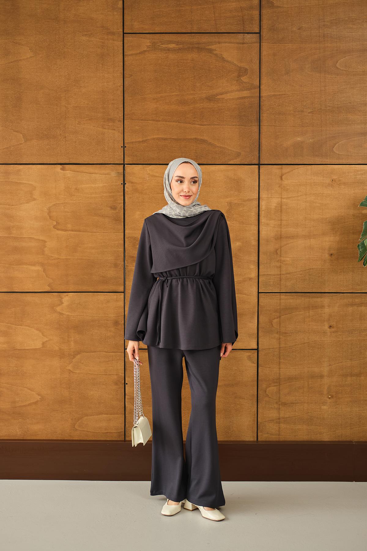 Şal Detay Takım Füme