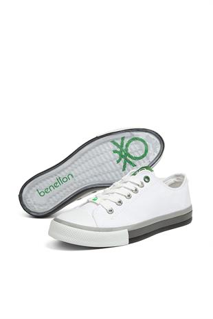 Benetton® | BN-30191 - 3374 Beyaz - Erkek Spor Ayakkabı