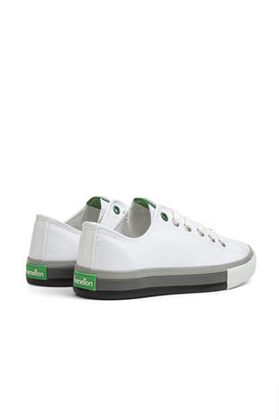 Benetton® | BN-30191 - 3374 Beyaz - Erkek Spor Ayakkabı