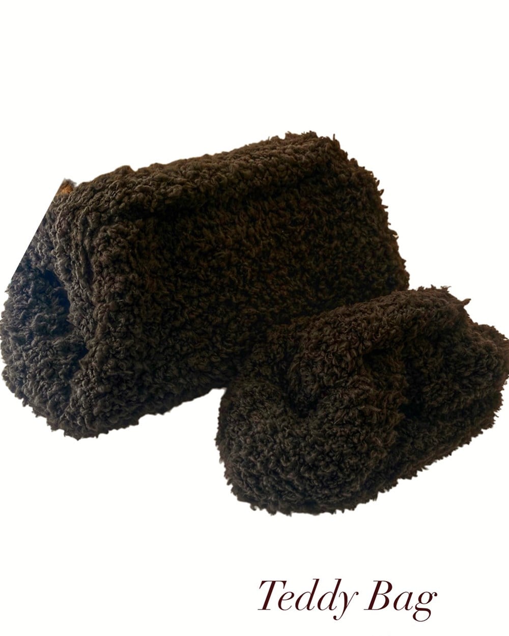 DARK BROWN TEDDY BAG