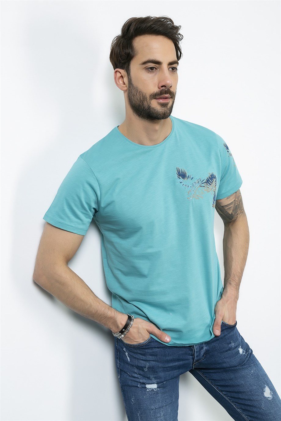 Desenli Süprem Tshirt