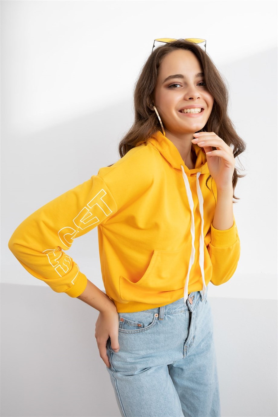 Kol Yazılı Sweat