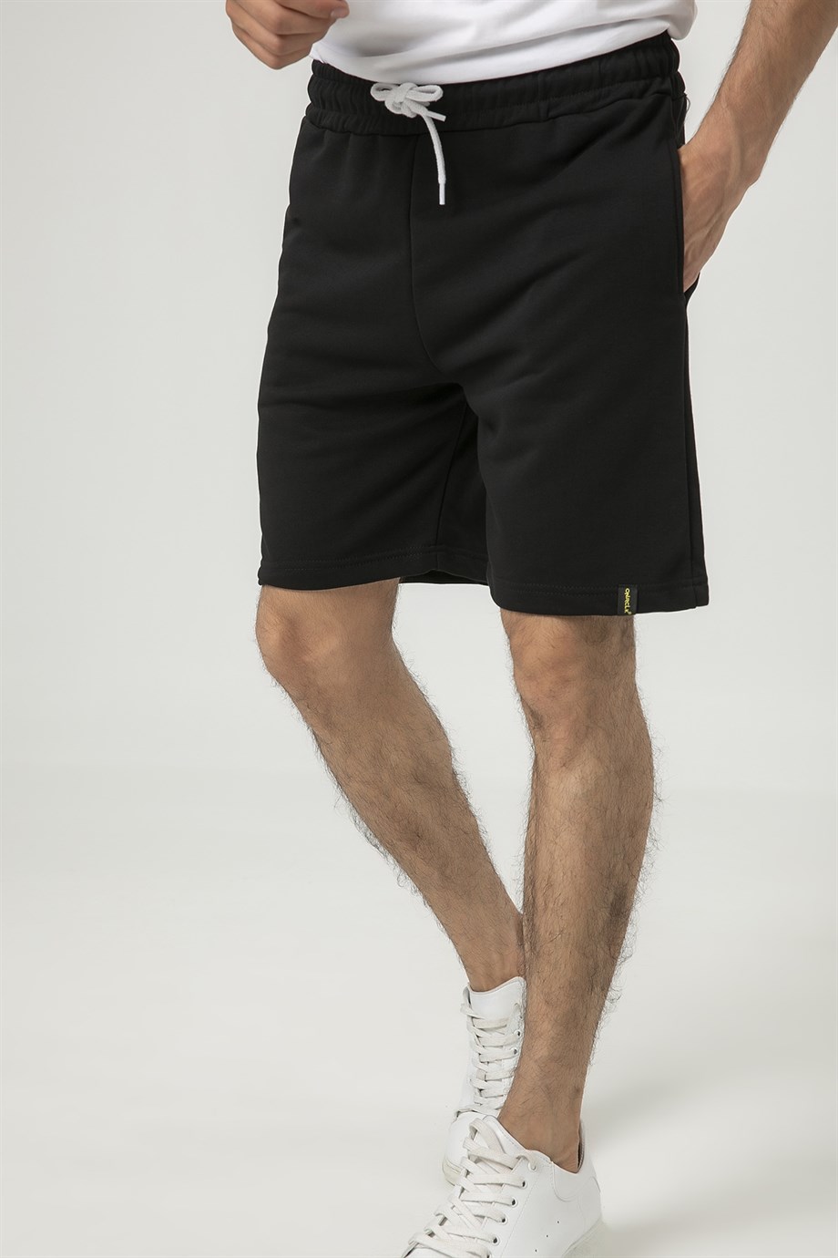 Siyah Penye Şort
