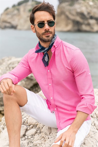 Slim Fit Oxford Gömlek