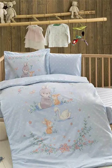 Taç Bebek Pamuklu Nevresim Takımı