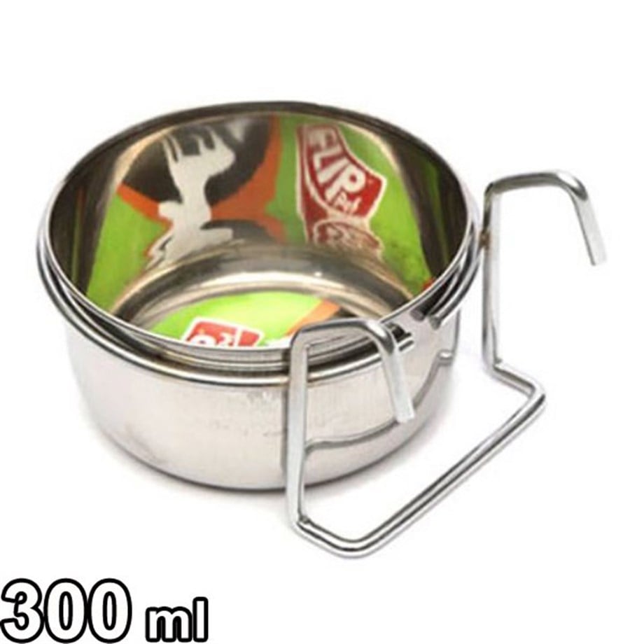 Askılı Metal Kuş Yemliği 300 Ml, 10 oz