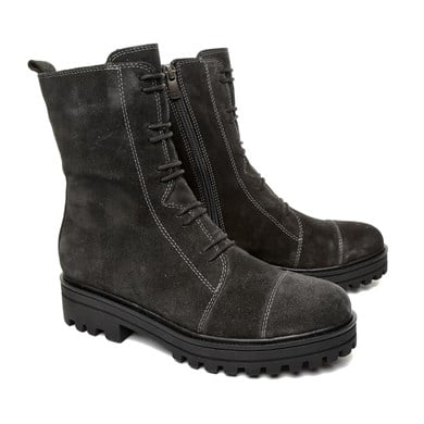 ANTRASİT Kadın Bot IK-1007 JOHN MAY SUEDE GRAFİT