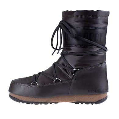 GRİ Kadın Kar Botu 24004600-002 MOON BOOT W.E. SOFT SHADE MID ANTHRACITE
