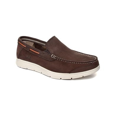 KAHVERENGİ Erkek Slip On - Bağcıksız AG47778-11 DEXTER NUBUCK BROWN