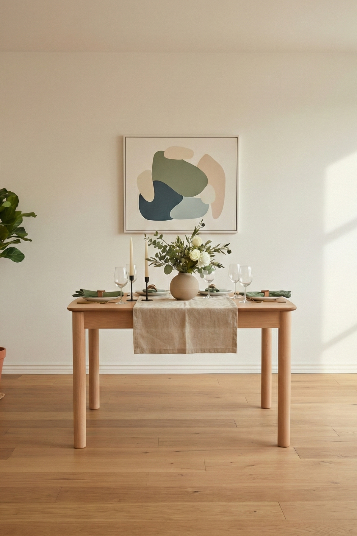 Alvin Natural Ahşap Açılır Benchli  2 Sandalyeli  Mutfak Masa Takımı 80x120 cm – Açıldığında 80x150 cm, Vintage Masa Takımı