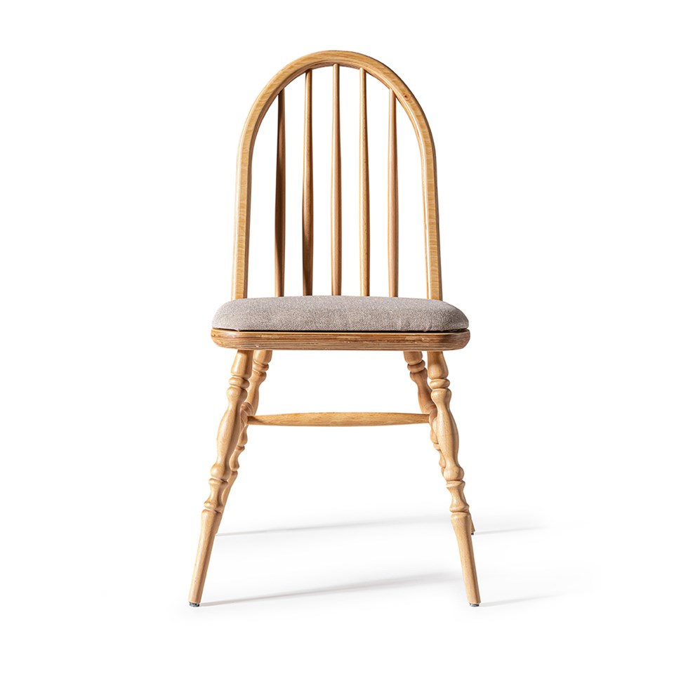 Woodenbend Laura Natural Kayın Sandalye –Ahşap Detaylı El İşçiliği 