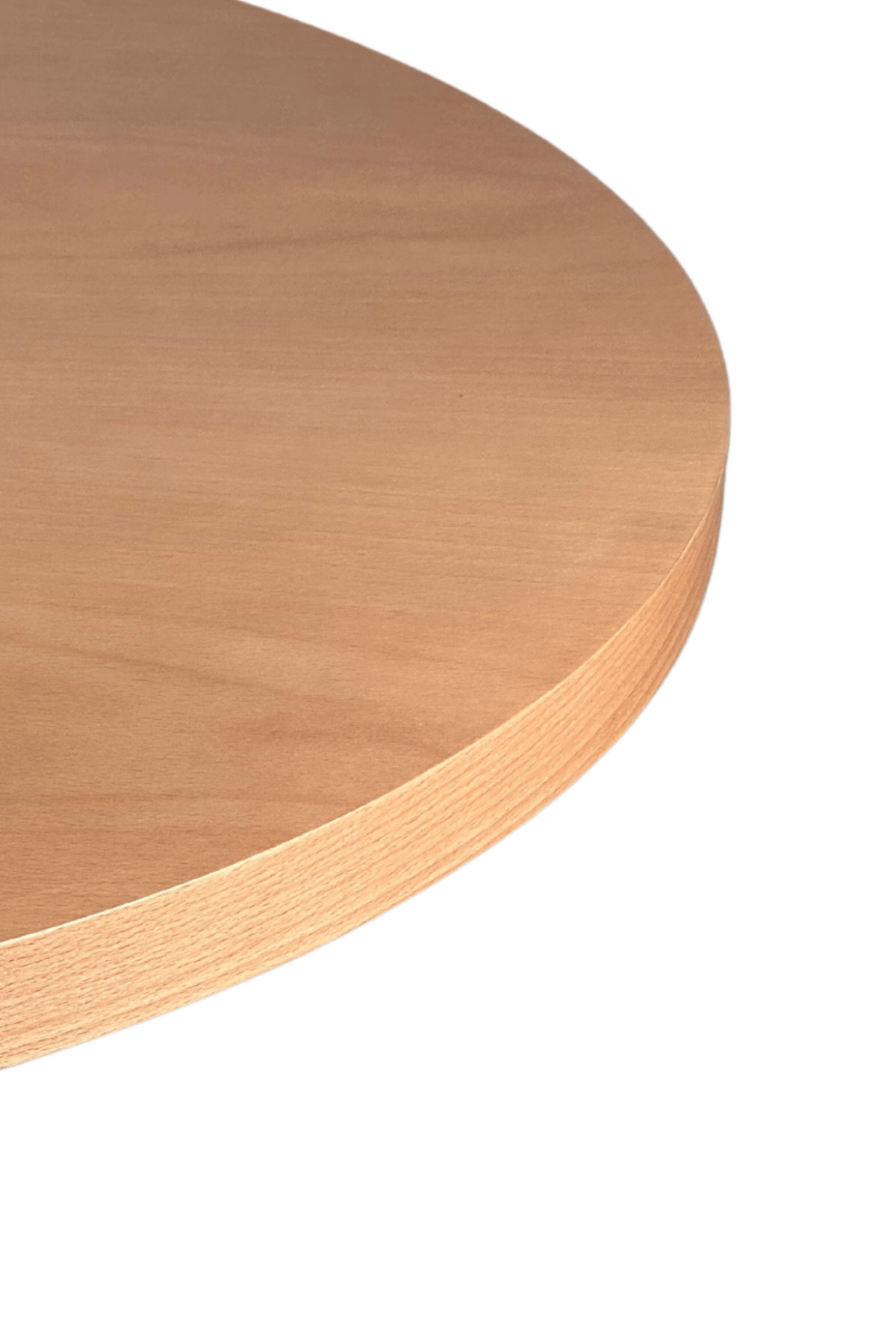 Merlon Natural 100 cm Yuvarlak 4 Kişilik Ahşap Yemek Masası Takımı – Natural Renk
