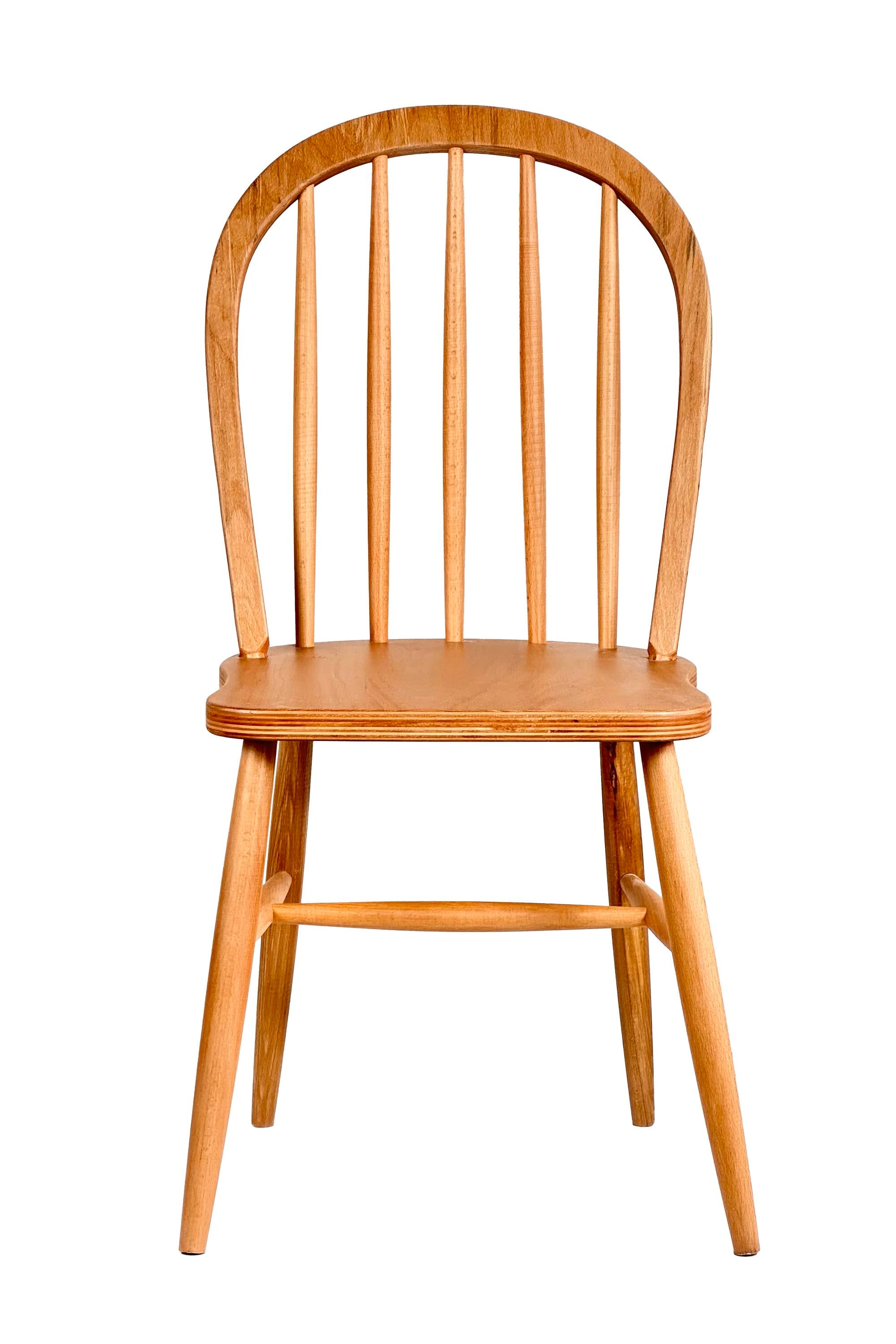 Woodenbend Milena Natural Kayın Sandalye – Ahşap Detaylı El İşçiliği 