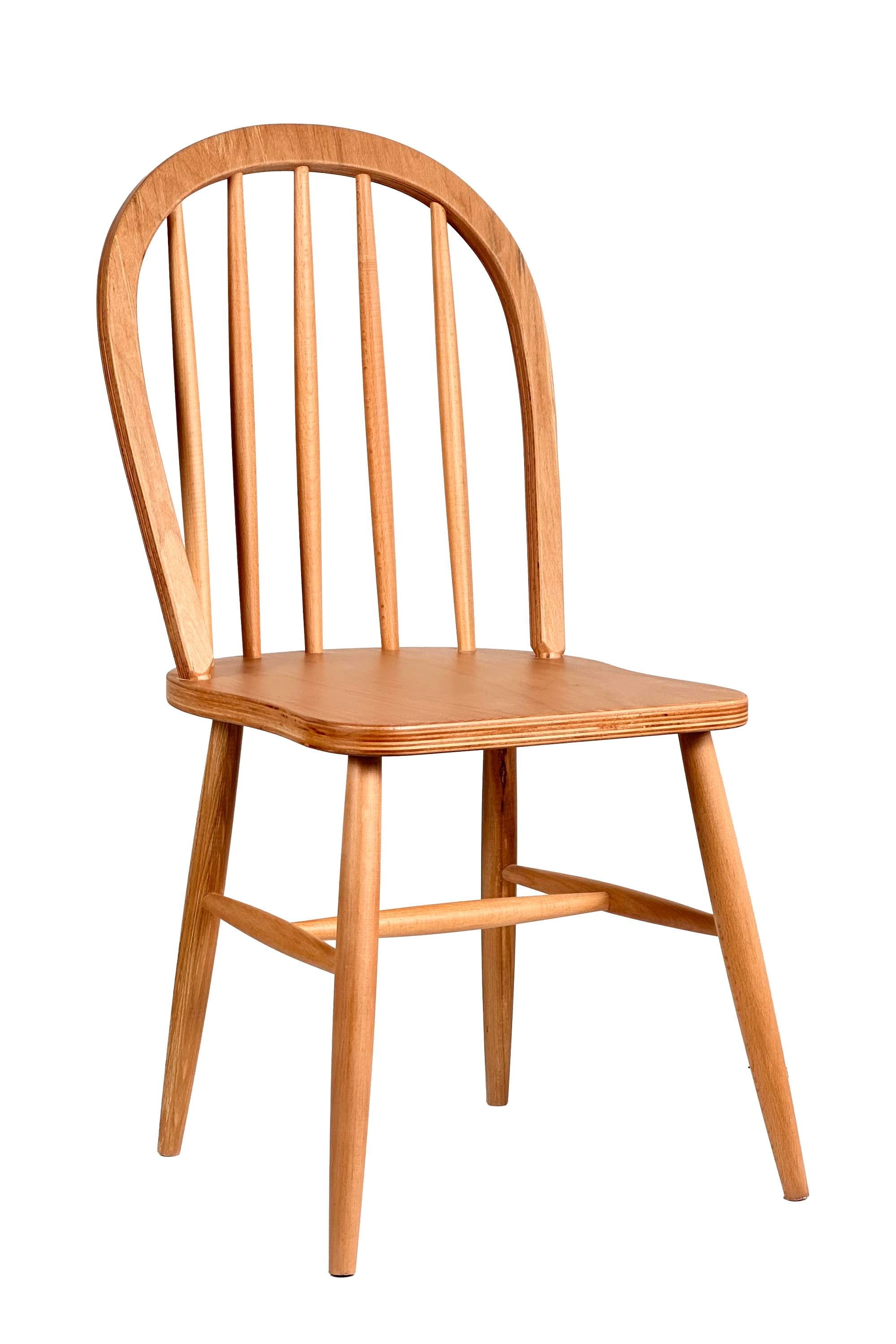 Woodenbend Milena Natural Kayın Sandalye – Ahşap Detaylı El İşçiliği 