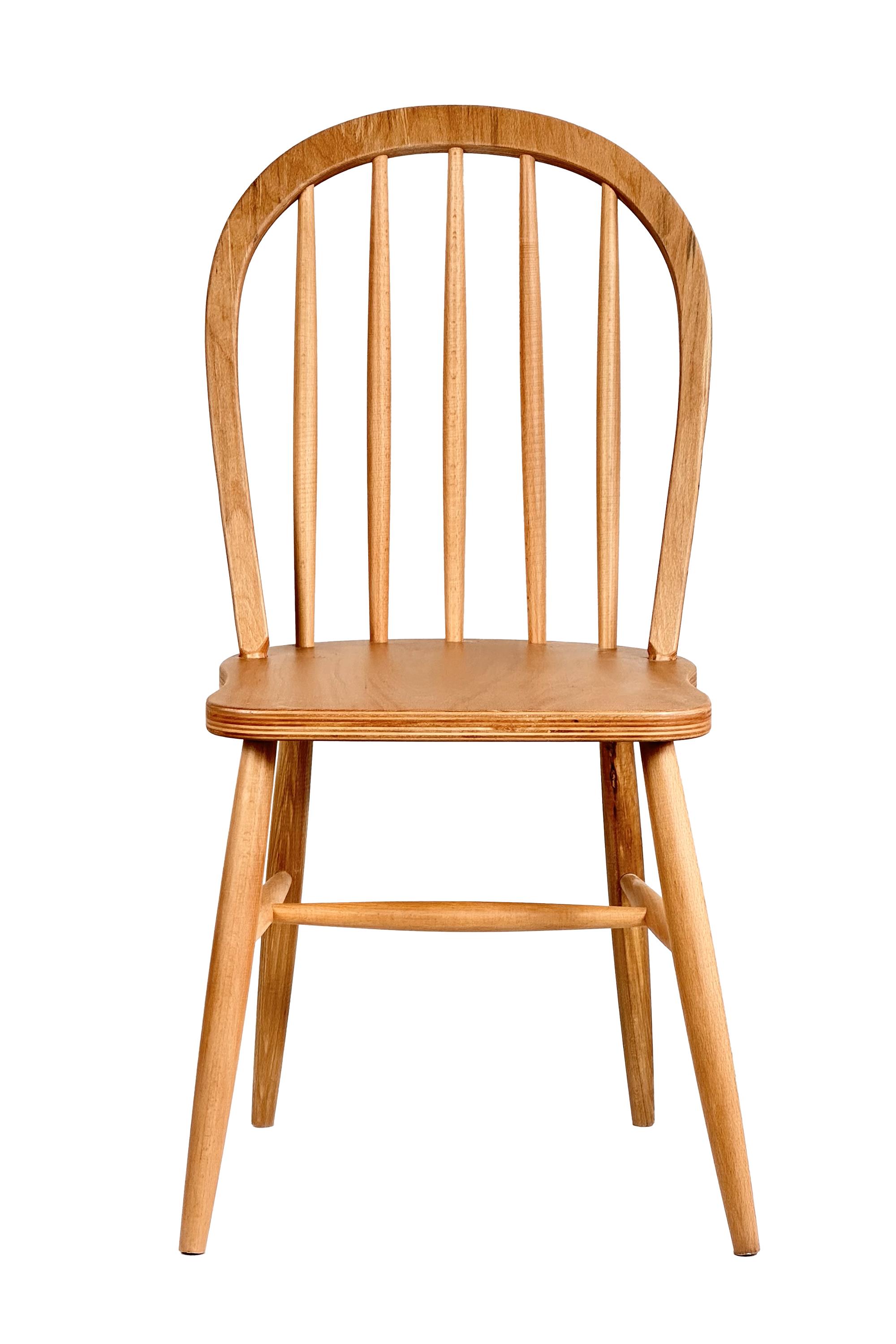 Woodenbend Milena Natural Kayın Sandalye – Ahşap Detaylı El İşçiliği  (2 adet )