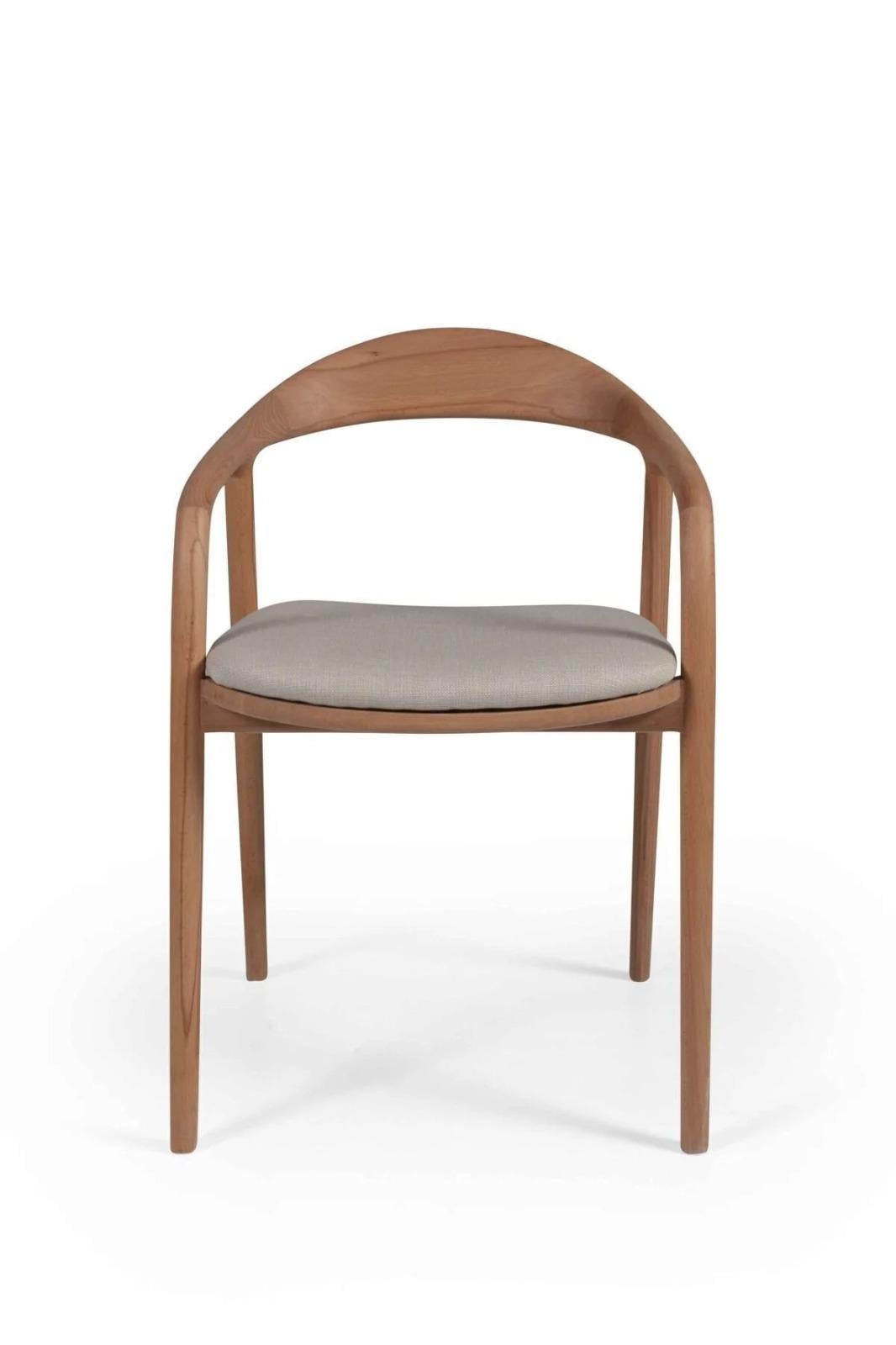 Woodenbend Delfi Natural Kollu Kayın Sandalye – Ahşap  Detaylı El İşçiliği