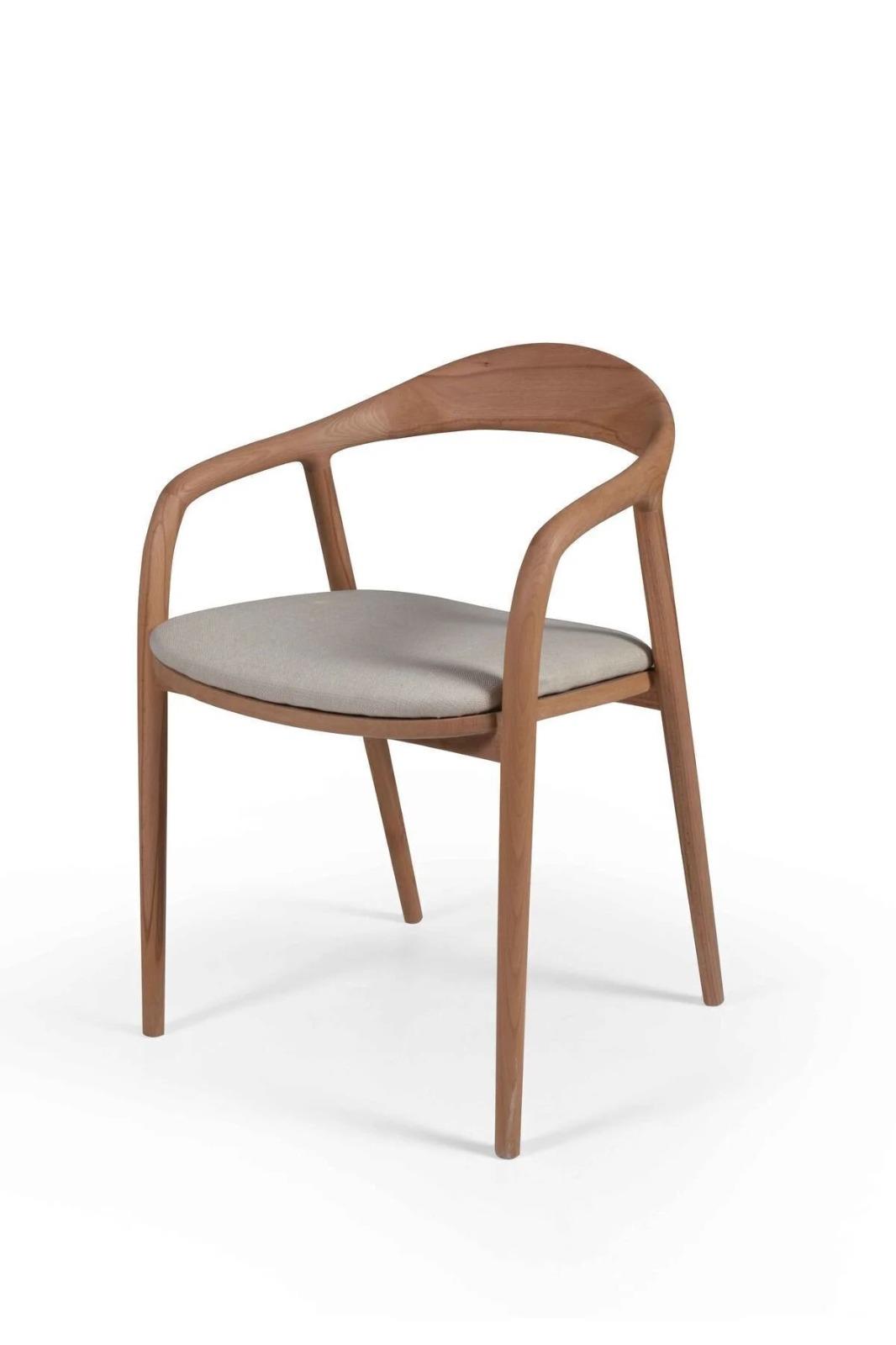 Woodenbend Delfi Natural Kollu Kayın Sandalye – Ahşap  Detaylı El İşçiliği