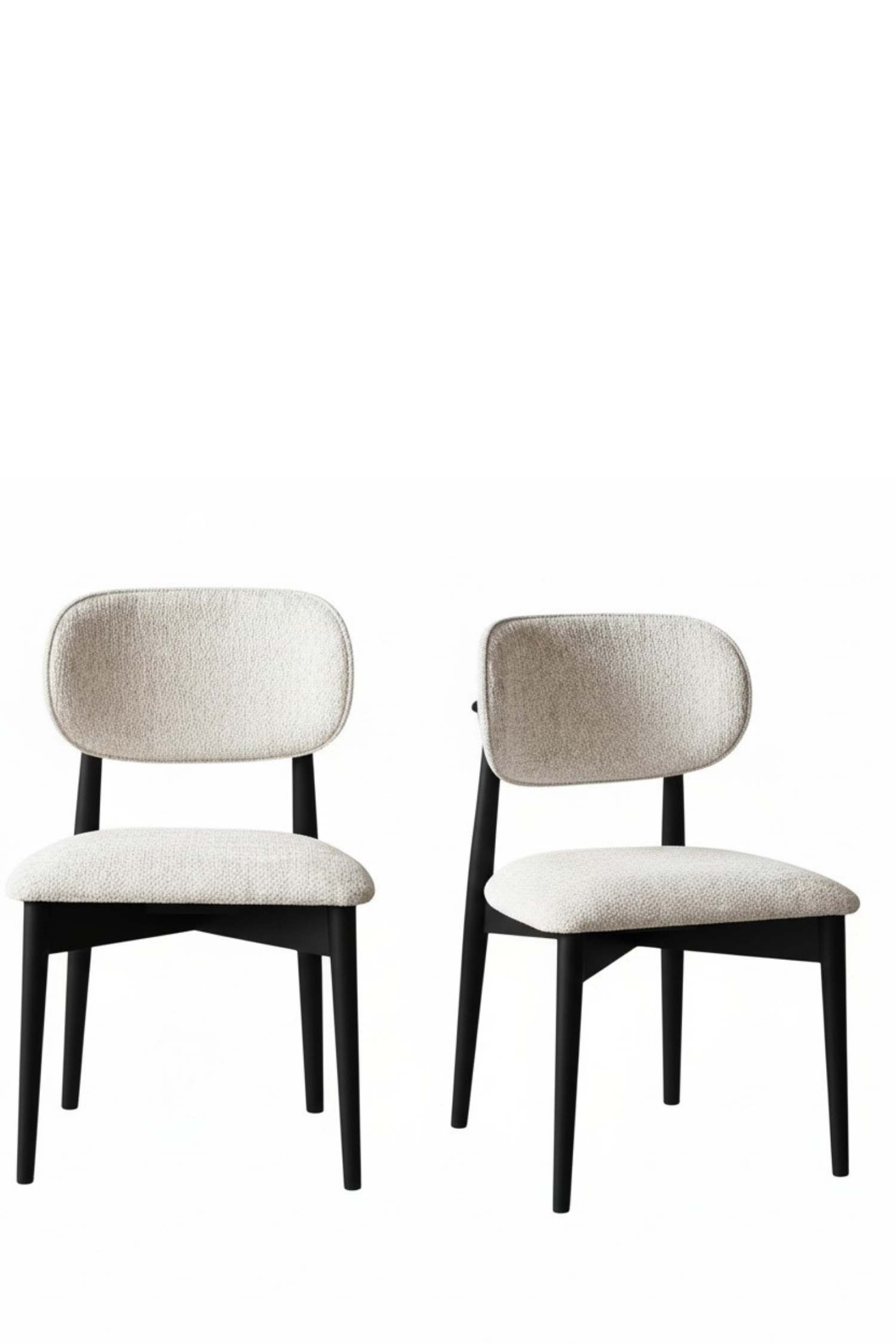 Woodenbend Felix Siyah Ahşap Döşemeli Sandalye ( 4 Adet )