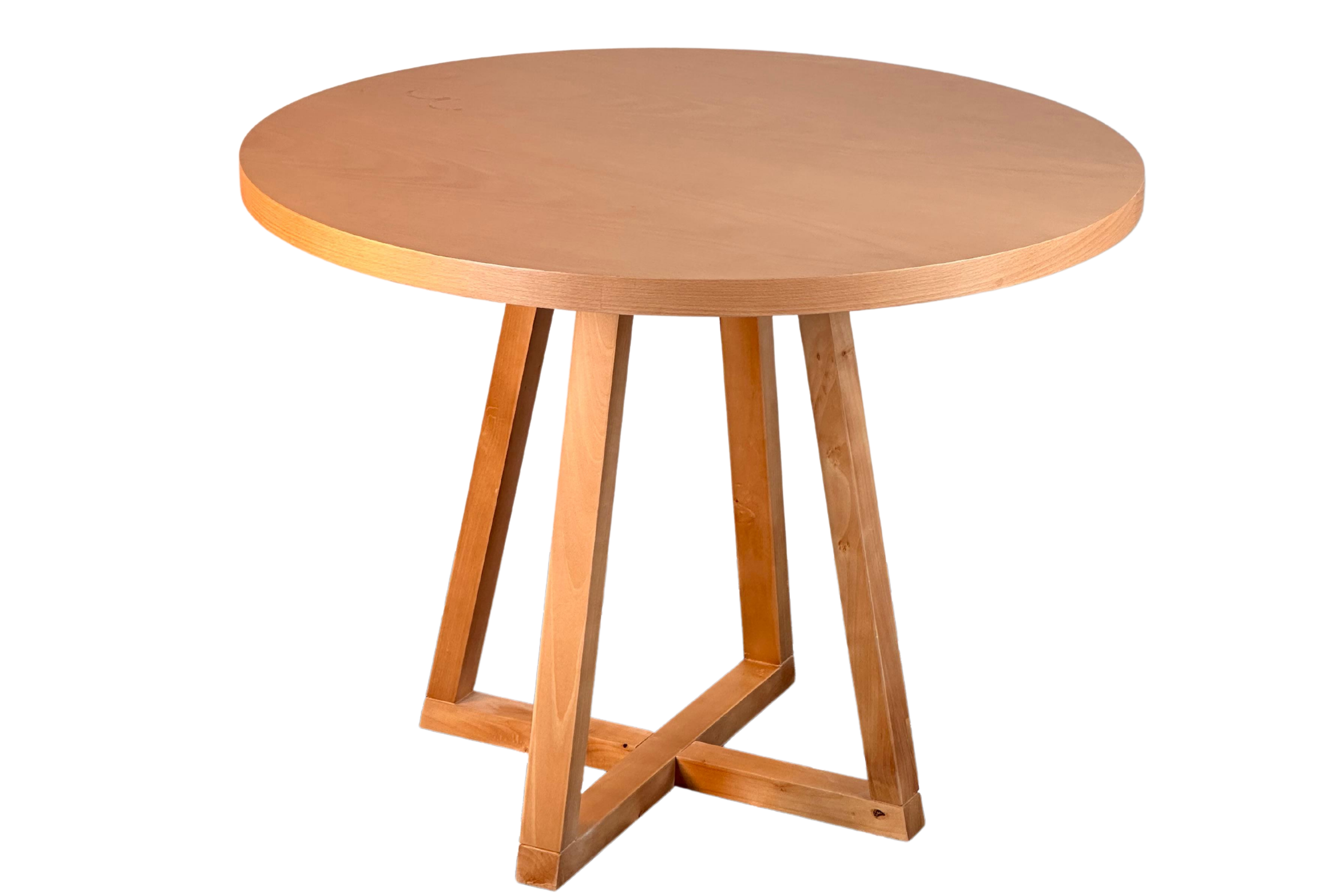 Woodenbend New Natural 100 cm Yuvarlak Yemek Masası – Bohem & İskandinav Tarz