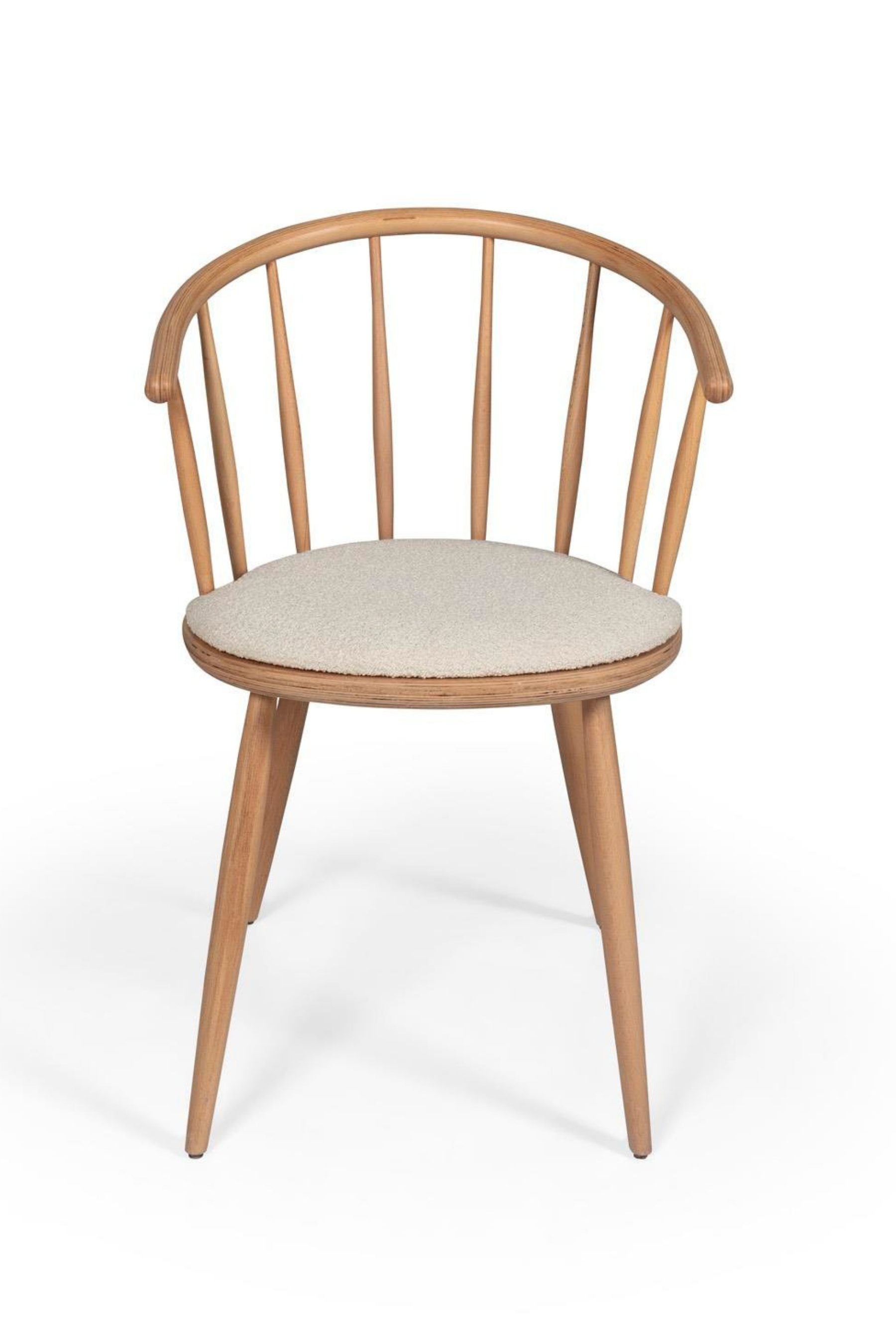 Woodenbend Nicde Natural Kayın Sandalye – Ahşap Detaylı El İşçiliği