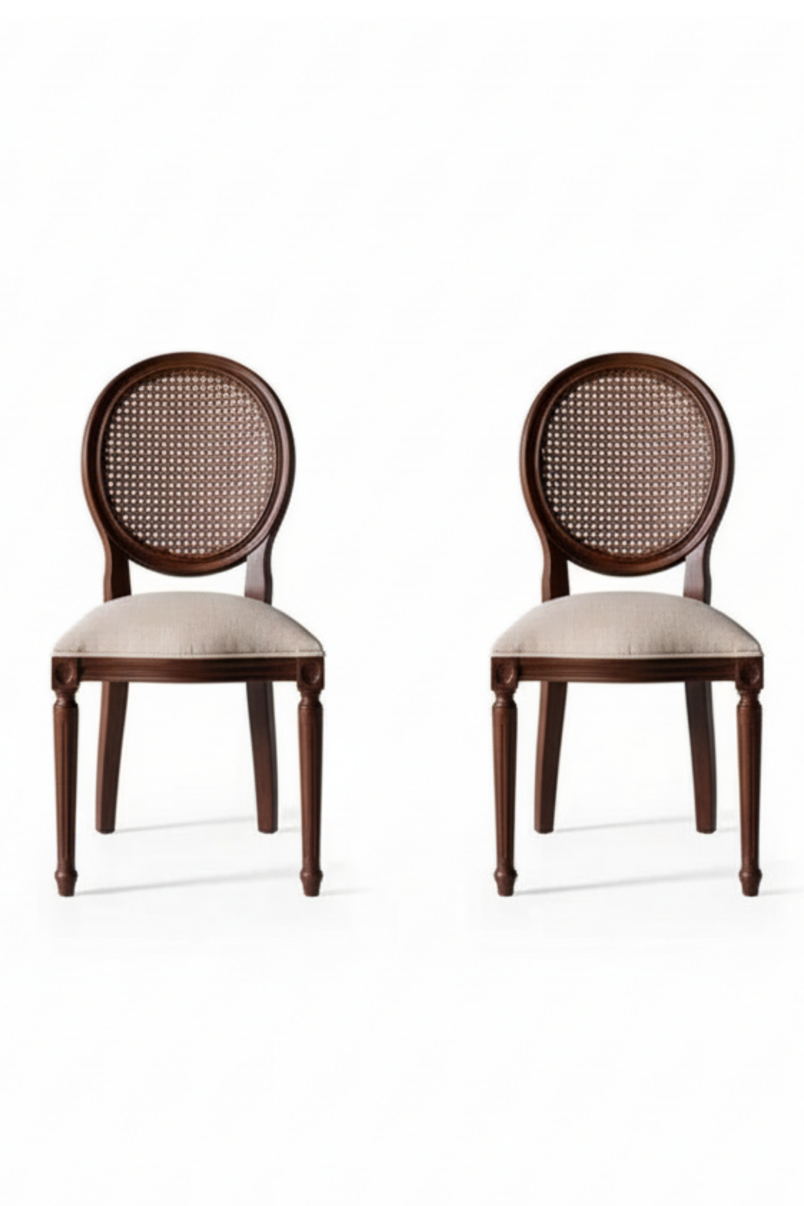 Woodenbend orlando Ceviz Rengi Ahşap Sandalye ( 2 adet sandalye )