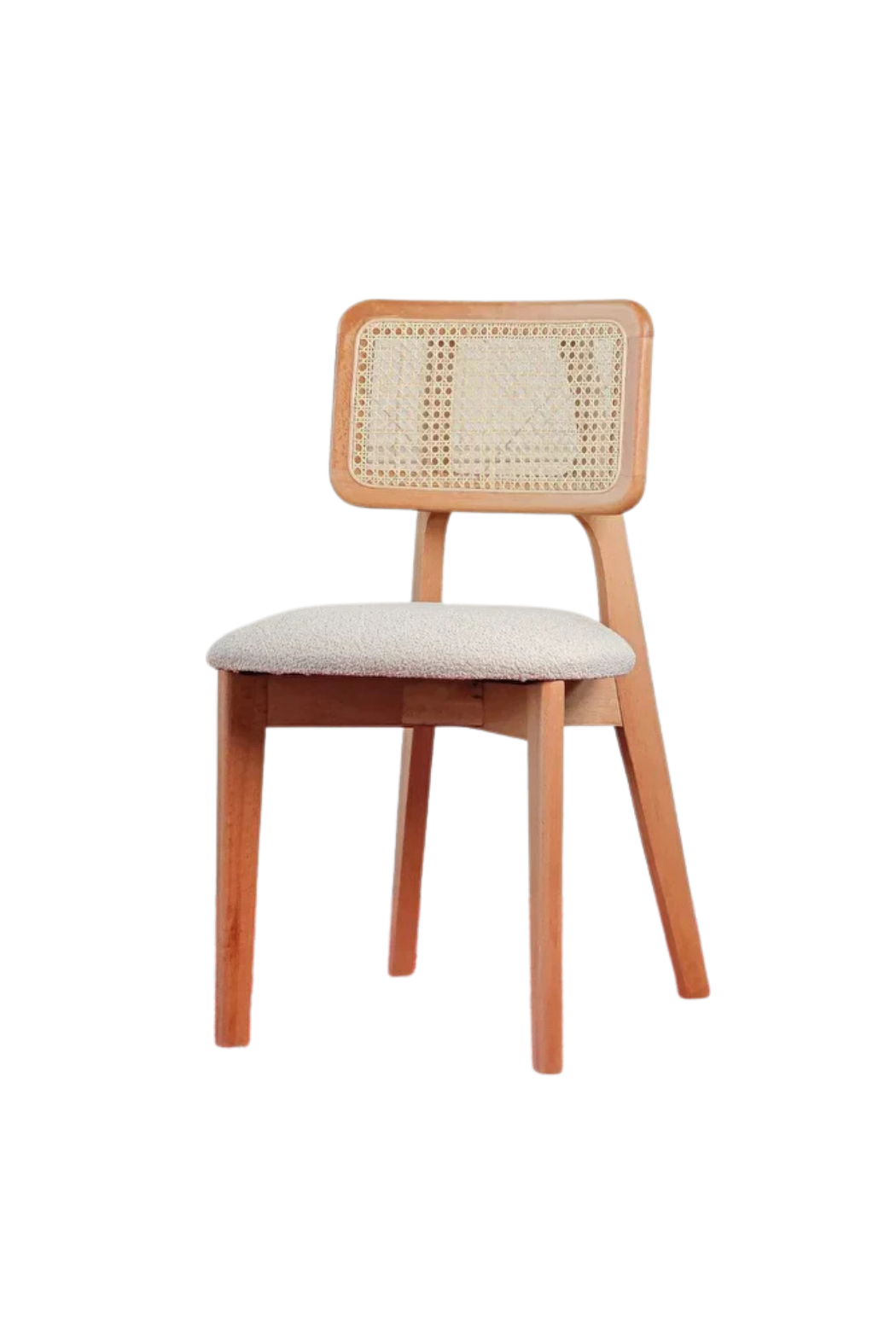 Woodenbend Palace Natural Renk Hazeranlı Yuvarlak Masa Sandalye Takımı – 100 cm Çap Doğal Ahşap 4 Sandalyeli Country Yemek Masası
