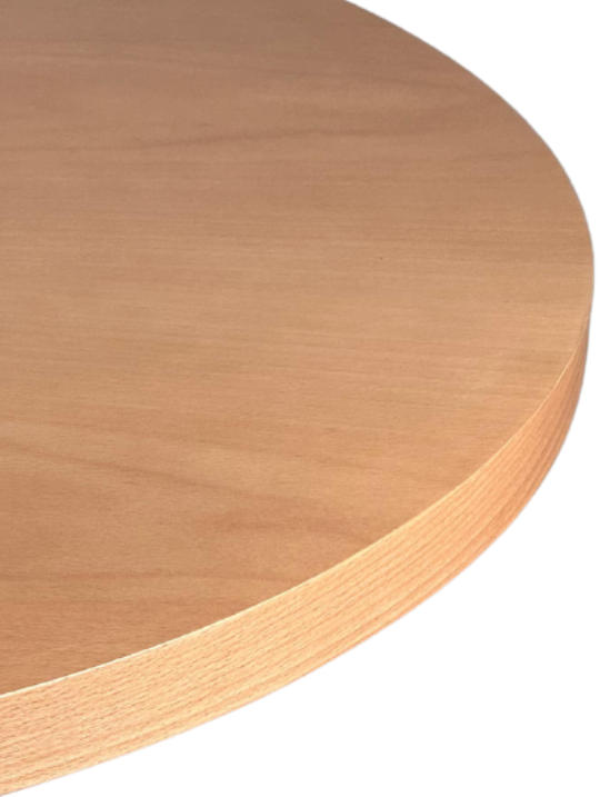 Woodenbend Palace Natural Renk Hazeranlı Yuvarlak Masa Sandalye Takımı – 100 cm Çap Doğal Ahşap 4 Sandalyeli Country Yemek Masası