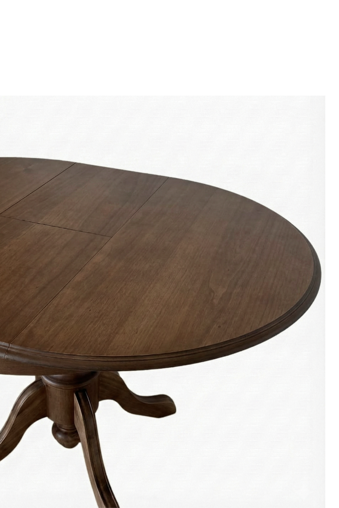 Woodenbend Roma Ceviz Rengi Yuvarlak  Açılır Masa 100x100 – 100x130 İskandinav Bohem Tarzı