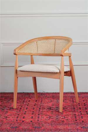 Woodenbend Albert Naturel Ahşap 4 Sandalyeli Mutfak Masa Takımı 100x100 –  İskandinav Masa Takımı