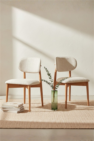 Alvin Natural Ahşap Açılır  Mutfak Masa Takımı 80x120 cm – Açıldığında 80x150 cm, Vintage Masa Takımı
