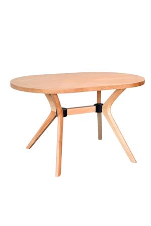 Arlen Natural Ahşap Yemek Masası 80x130 cm – İskandinav Tarzı Modern Mutfak Masası