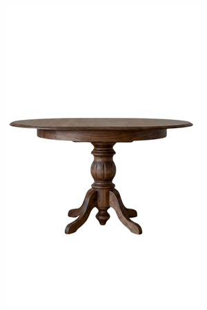 Diana Ceviz  Rengi Ahşap Açılır 4 Sandalyeli Mutfak Masa Takımı 100x100 – Açıldığında 100x130 cm, Vintage Masa Takımı