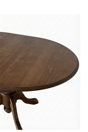 Diana Ceviz  Rengi Ahşap Açılır 4 Sandalyeli Mutfak Masa Takımı 100x100 – Açıldığında 100x130 cm, Vintage Masa Takımı