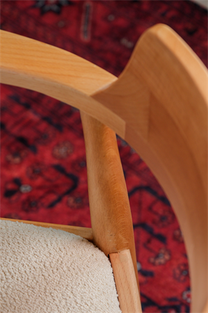 Woodenbend Eva Natural Kollu Kayın Sandalye – Ahşap Detaylı El İşçiliği