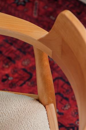 Woodenbend Eva Yuvarlak Natural 100 cm Ahşap Yemek Masası Takımı – Ahşap Sandalyeli 4 Kişilik Masa Seti