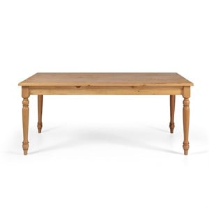 Woodenbend Laura Natural 80x160 cm Dikdörtgen Yemek Masası – Bohem & İskandinav Tarz