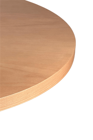 Merlon Natural 100 cm Yuvarlak 4 Kişilik Ahşap Yemek Masası Takımı – Natural Renk