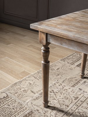 Woodenbend Orlando Eskitme Masif Masa 80×160 cm – Country Tarzı