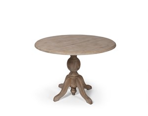 Woodenbend Orlando Eskitme Masif Masa 120x120 cm – Country Tarzı