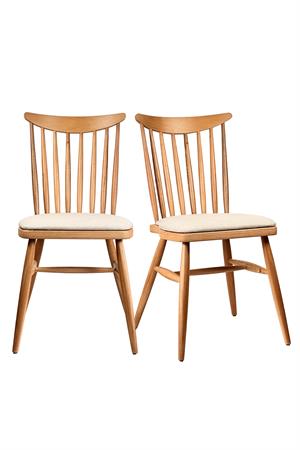  Woodenbend Aldo Natural Kayın Sandalye – Ahşap Detaylı El İşçiliği ( 2 Adet) 