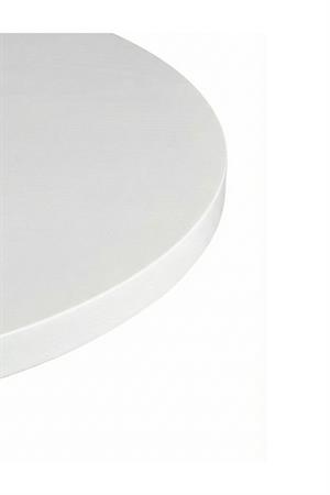 Woodenbend Alex Beyaz Yuvarlak 100 cm Ahşap Yemek Masası Takımı – Amerikan Sandalyeli 4 Kişilik Masa Seti