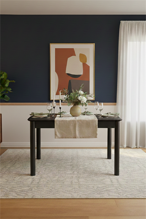 Woodenbend Helen Mat Siyah Açılır Yemek Masası Takımı 80x120 / 80x150 cm | 4 Hazeran Sandalyeli Modern & Endüstriyel Kayın Ahşap Masa Seti