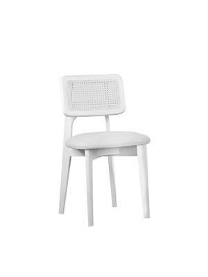 Woodenbend Arlen Beyaz Oval Benchli Yemek Masası Takımı 80x130 cm