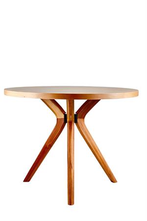 Woodenbend Arlen Yuvarlak Natural 100 cm Ahşap Yemek Masası Takımı – Döşemeli Sandalyeli 2 Kişilik Masa Seti