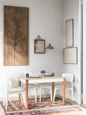 Woodenbend Arya Açılır Beyaz  Bençli Mutfak Masa Sandalye Takımı 80x120