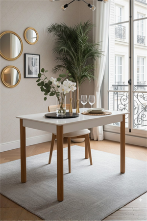 Woodenbend Arya Açılır Natural Mutfak Masası 80x120