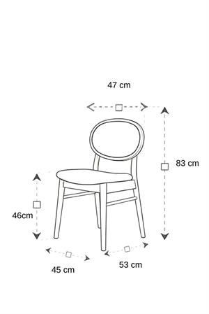 Woodenbend Beslan Siyah 100 cm Kayın Masa Takımı – 4 Sandalyeli İskandinav Modern Yemek Seti